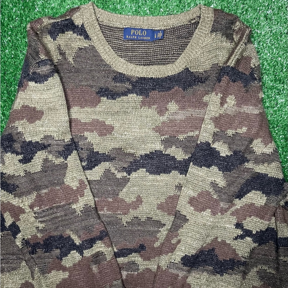 Polo Ralph Lauren Camo Crewneck Sweater